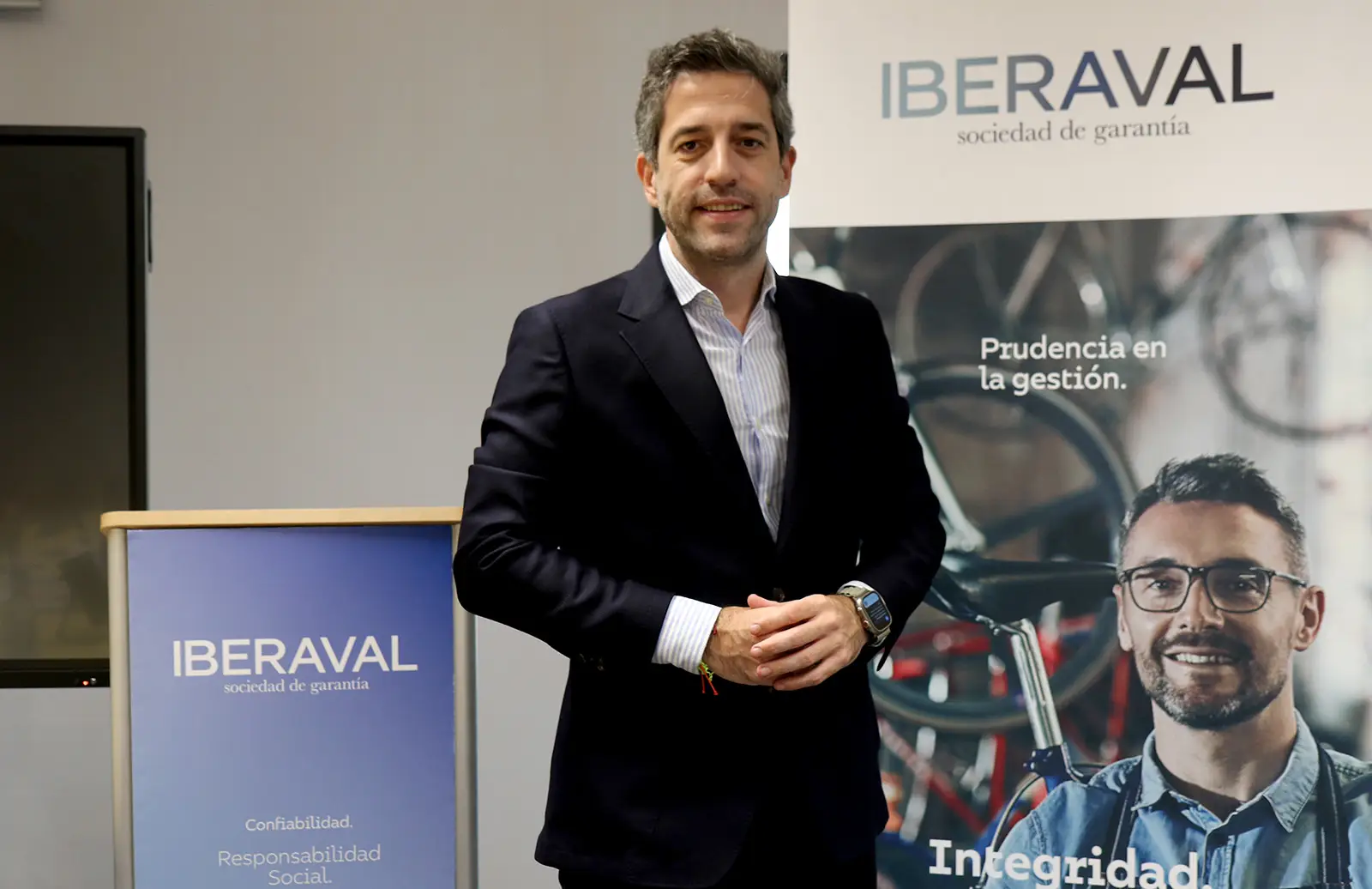 César Pontvianne, en las instalaciones de Iberaval