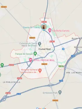 Mapa de Ciudad Real